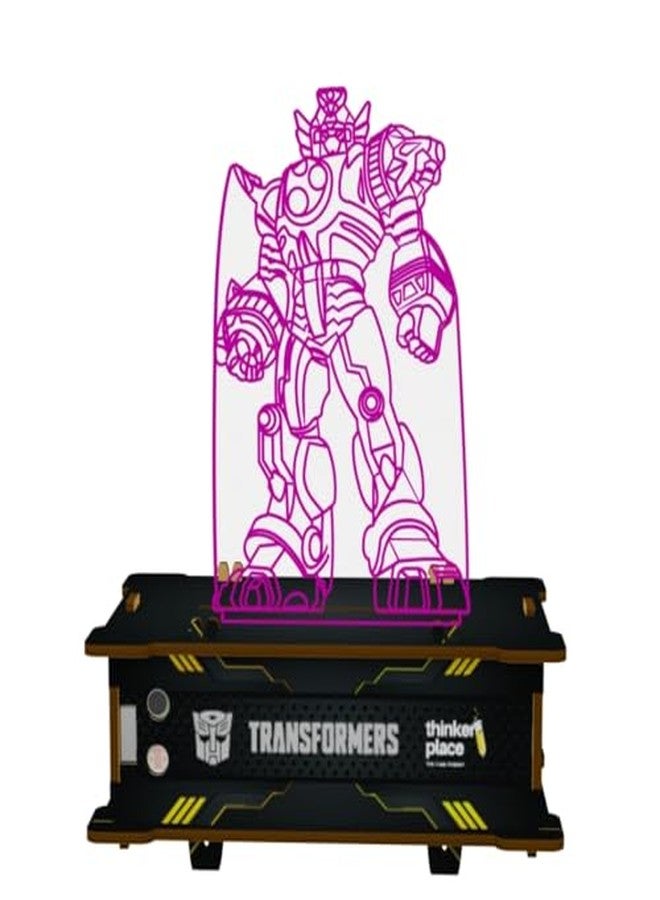ThinkerPlace Transformers Smart Lamp DIY Kit | Build, Learn & Play | STEM Toy for Kids Age 6+ | Sensor Learning Kit with AR Experience | Fun Educational Game - Image 3